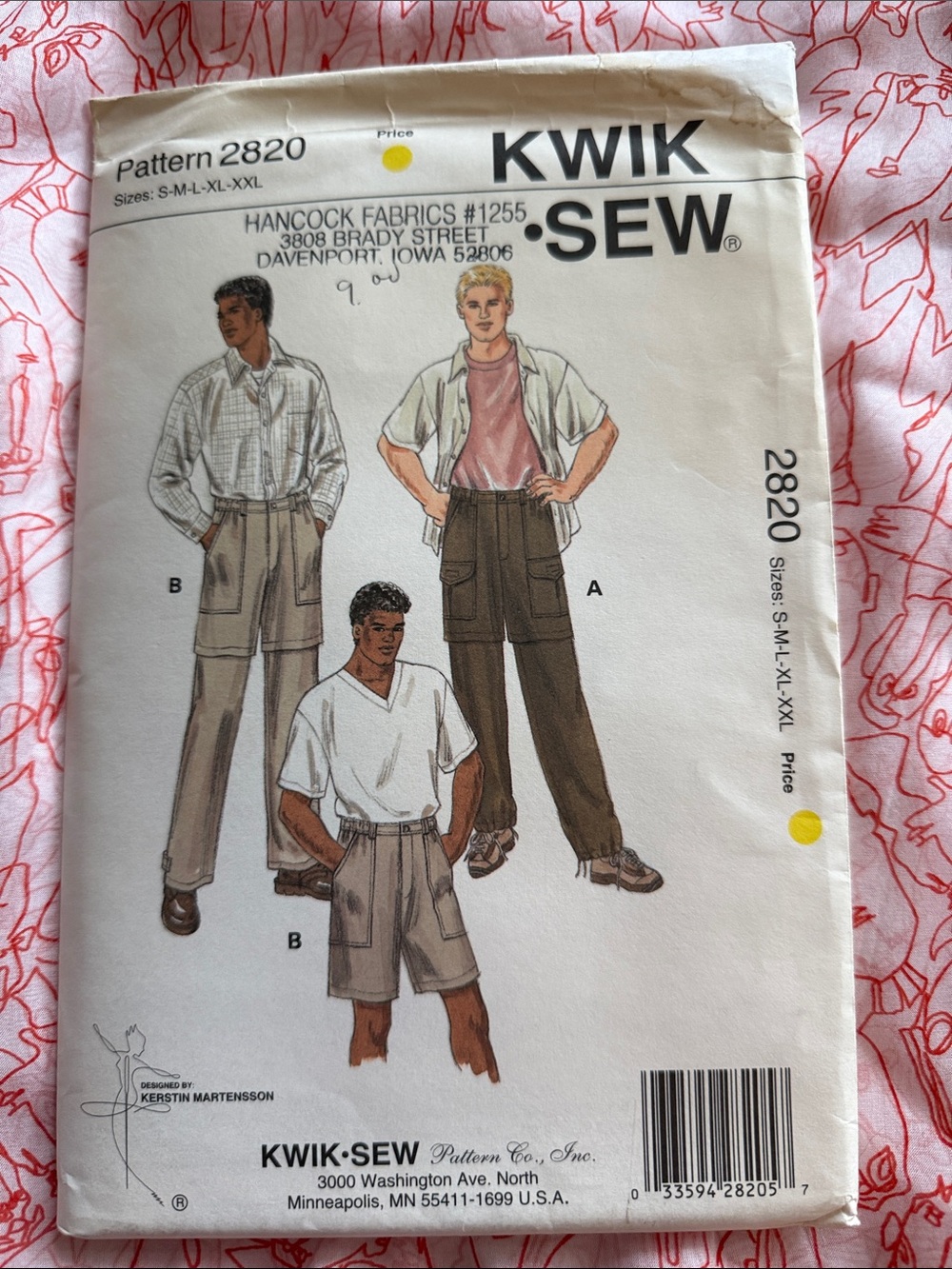 Kwik Sew # 2820